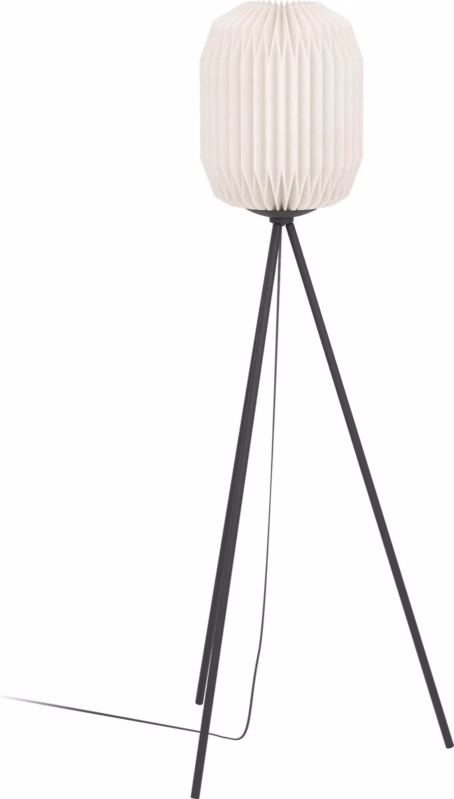 BELGRAVE Lampada da terra Lampada da terra - H141,5 x Ø30 cm - nero - 1X60W escl. - IP20