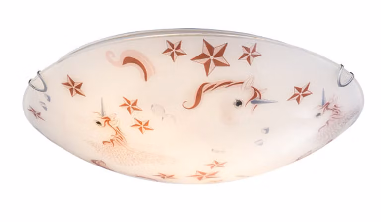 Plafoniera E27 camera dei bambini lampada per bambini unicorno ragazzo ragazza 40609-2