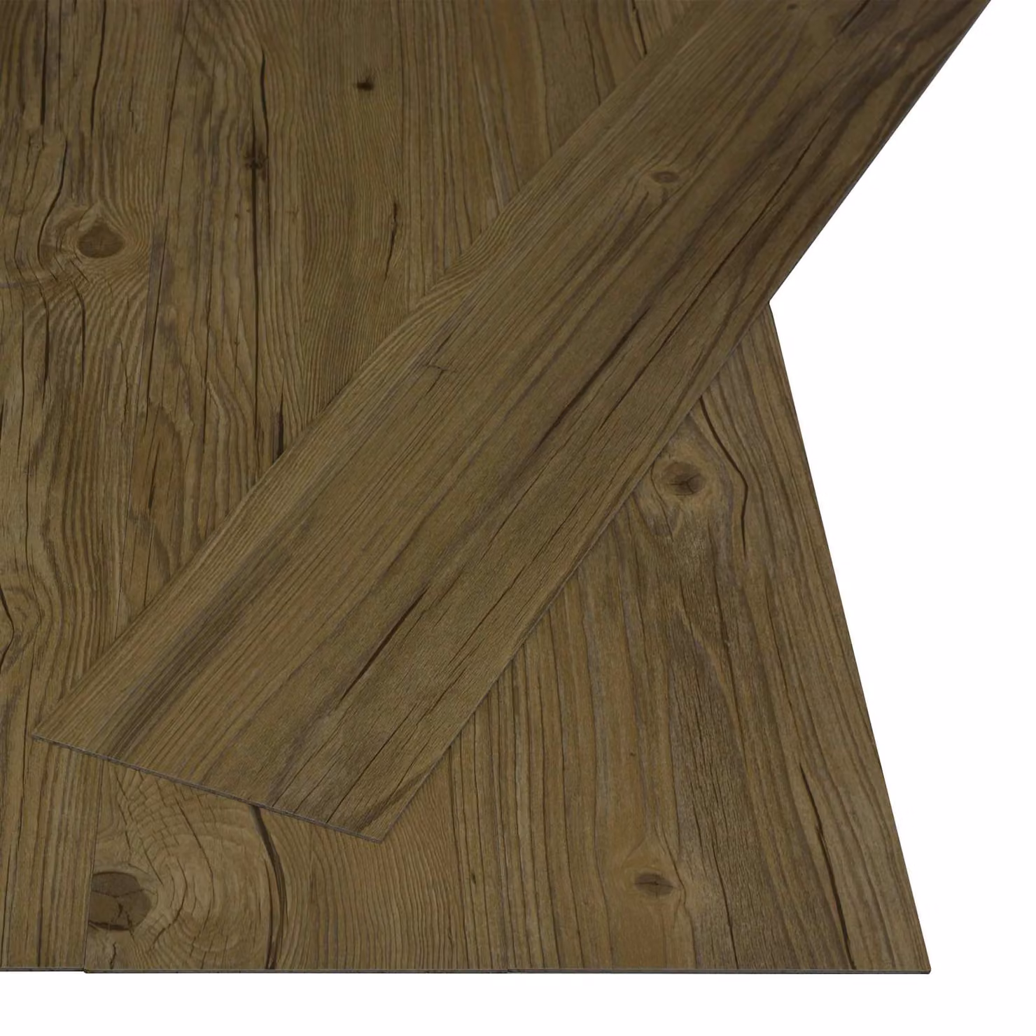 vidaXL Listello per Pavimentazione Autoadesivo Effetto Legno Marrone, 32 Pezzi, 4,46 m²