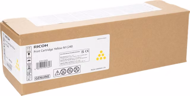 Ricoh 408454 cartuccia toner 1 pz Originale Giallo