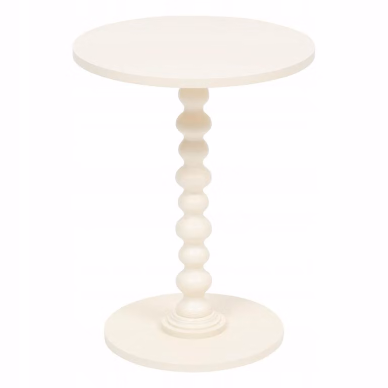 Tavolo da soggiorno Tavolo da caffè Tavolo decorativo Illuminazione Tavolino Bianco Gamba sottile