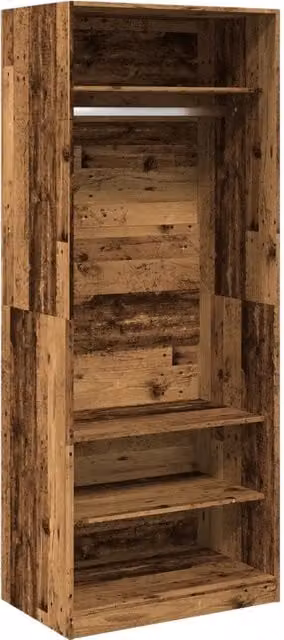 Armadio Legno Antico 80x50x200 cm in Legno Multistrato CFW2277664