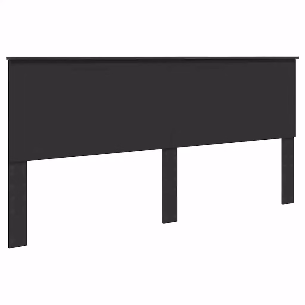 Testiera decorativa moderna vidaXL in legno multistrato color rovere nero L: 203 cm – 2