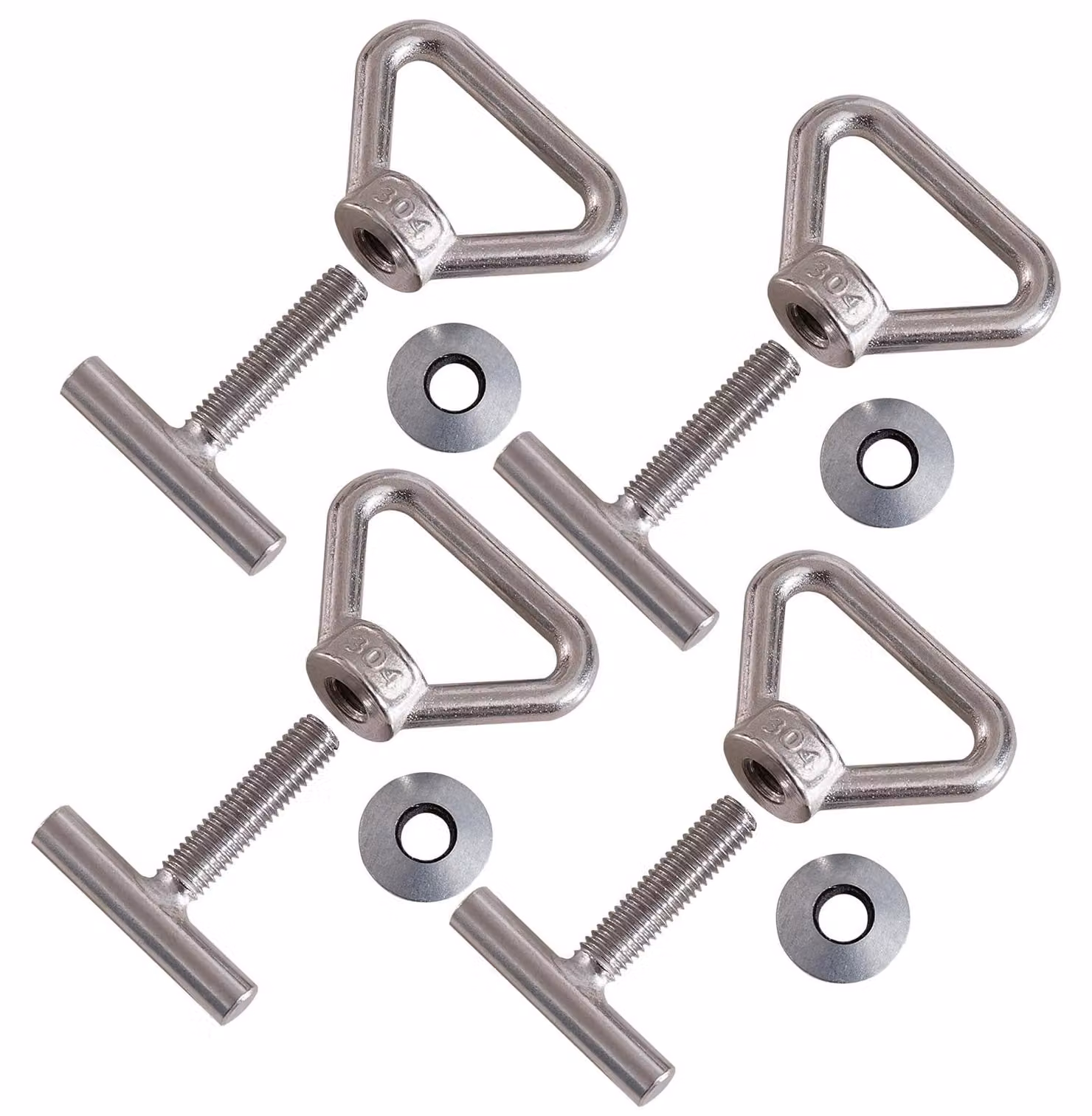 Kit di fissaggio per montaggio su binari, compatibile con furgoni Volkswagen Transporter
