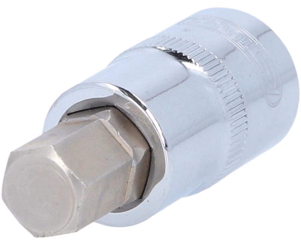 1/2" CHROMEplus bit esagono incassato, corto, 13 mm