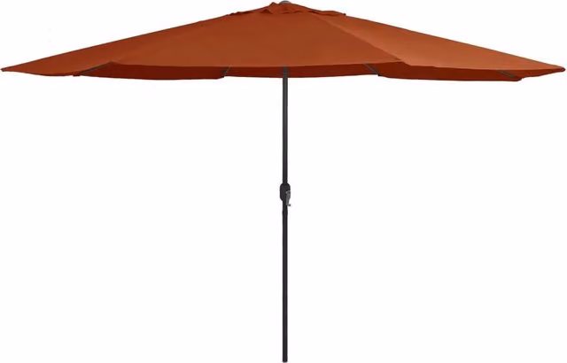 Ombrellone da esterno con palo in metallo 400 cm terracotta 02_0008268