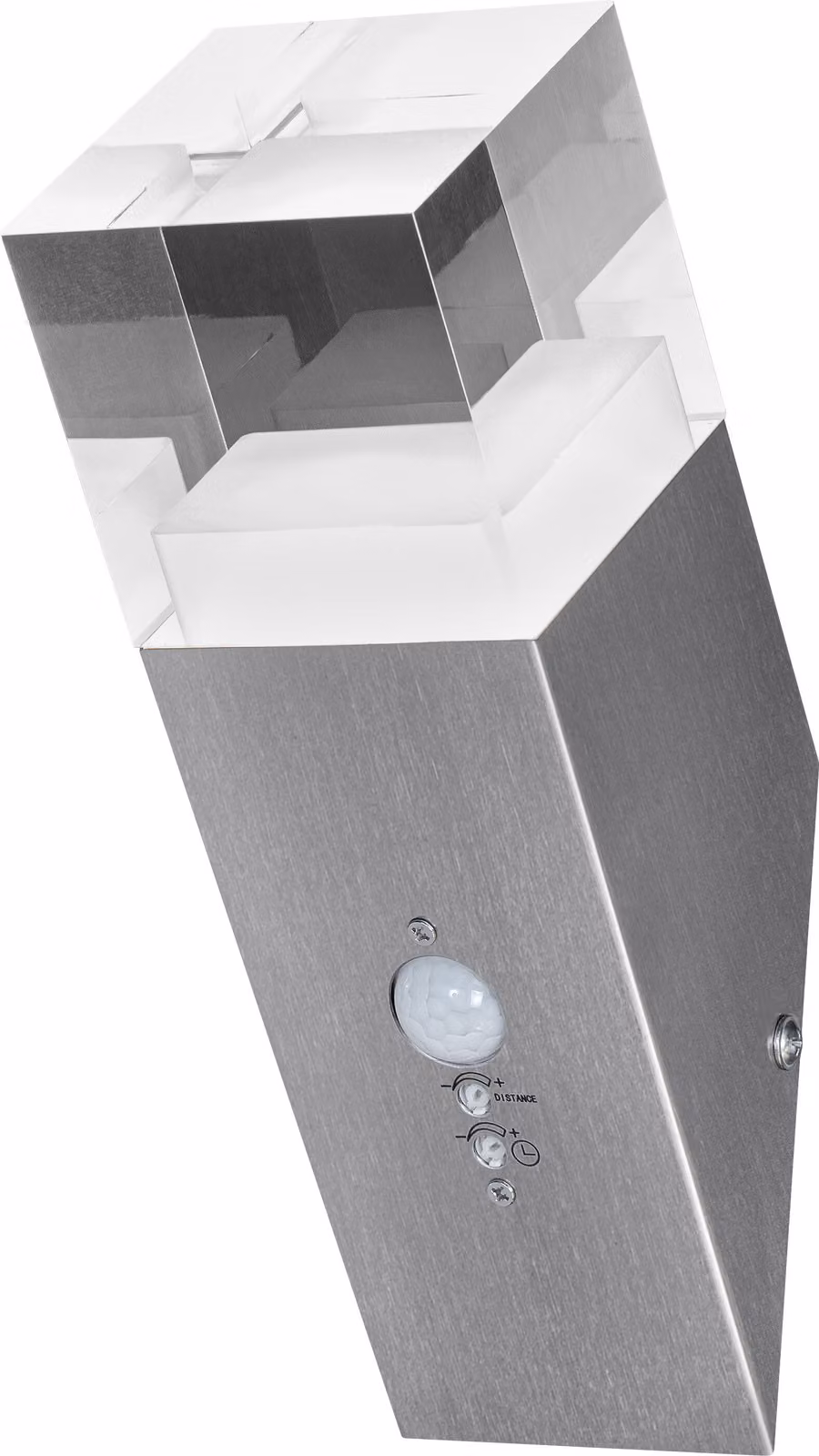 LEDVANCE lampada da parete e soffitto LED, luce per esterni, ENDURA STYLE CRYSTAL / 5 W, 220...240 V, bianco caldo, 3000 K, materiale dell'alloggiamento: acciaio, IP44