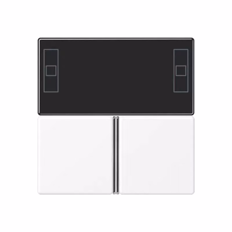 Tastiera Jung a 3 tasti, controller ambiente F40, serie A, bianco neve opaco A4093TSAWWM