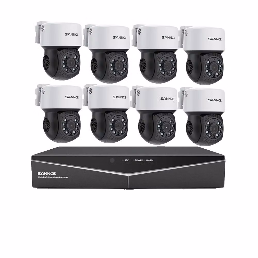 Sistema di videosorveglianza, risoluzione HD 2MP, Telecamera bullet ad alta risoluzione, GRIGIO, Nessuno