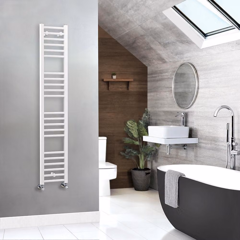 Scaldasalviette Piatto Moderno Bianco 1600x300mm - Termoarredo Bagno - Design minimal - Ive
