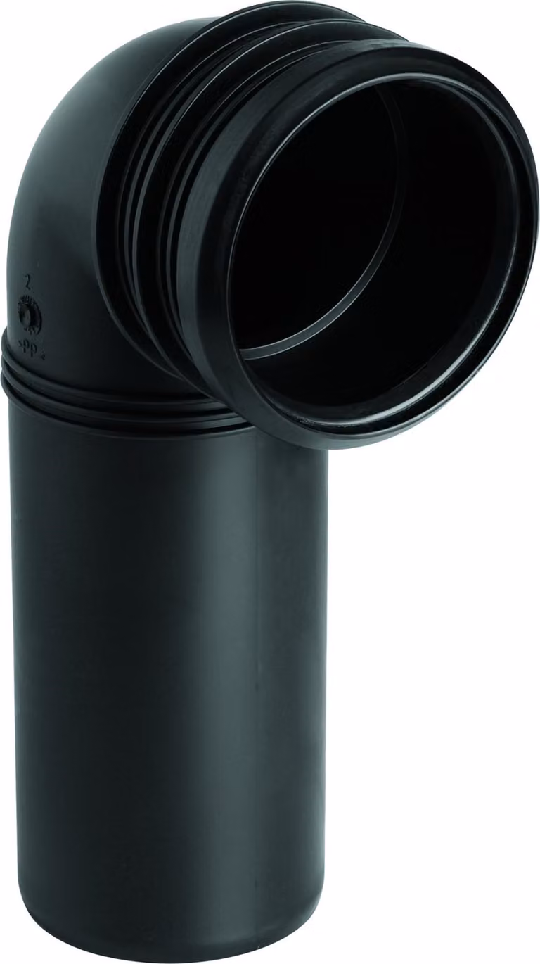 Grohe Rapid SL / Uniset PP gomito di scarico DN 80 con regolazione di profondità cromo - 42327000