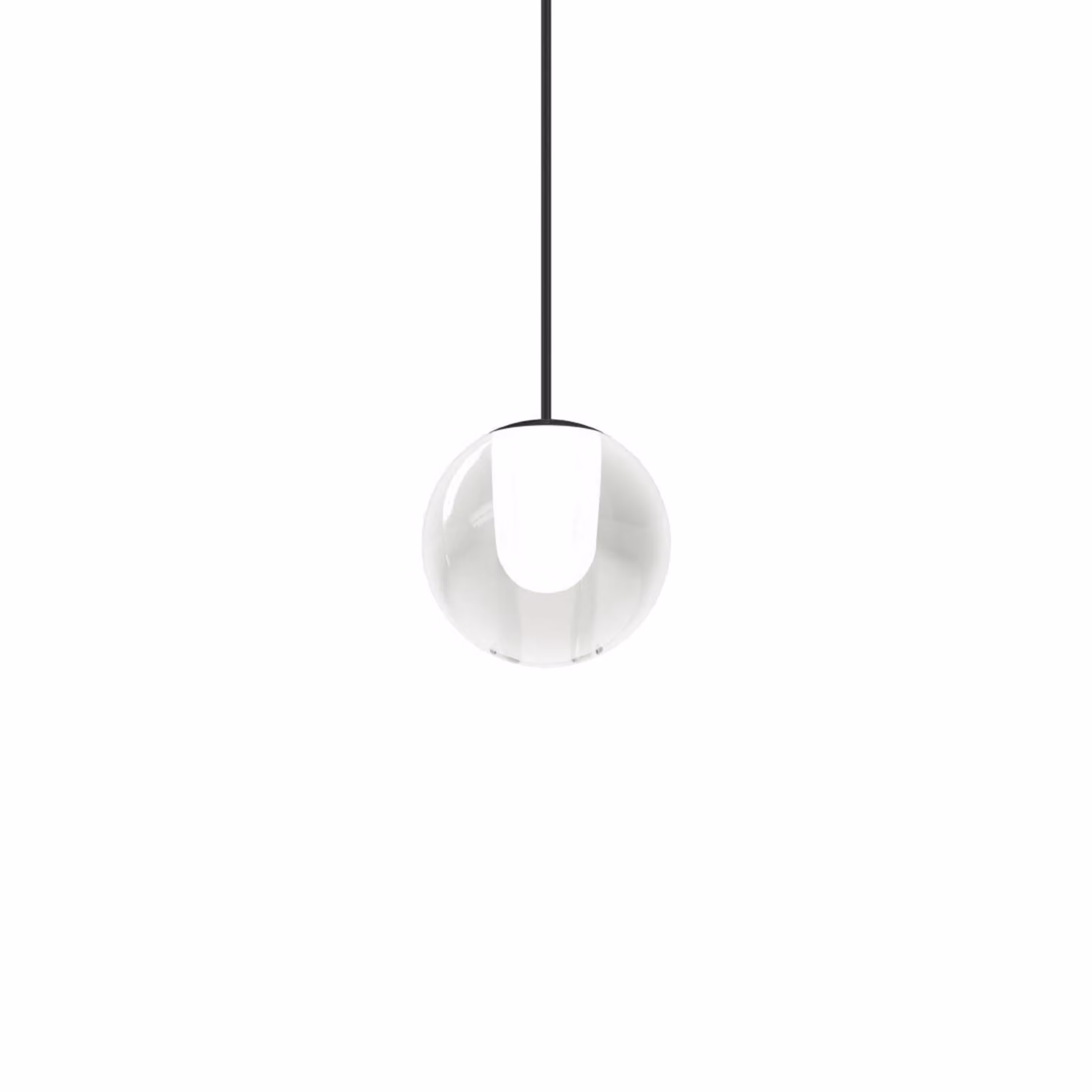 Wever & Ducré Lighting Lampada a sospensione in vetro Oplia, Chiaro / Trasparente, Soggiorno / Sala da pranzo, Vetro, Moderno, Lampada a sospensione