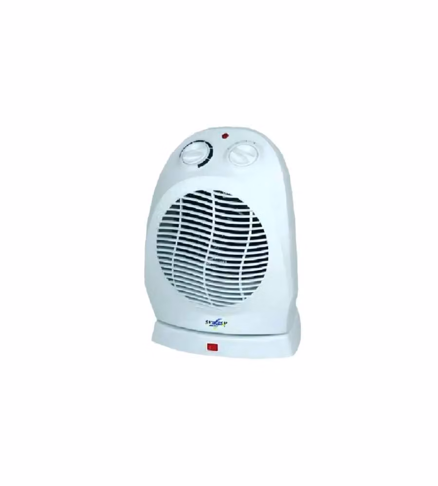 Syntesy Termoventilatore Elettrico Bianco Oscillante 2000W 24x21x31 cm