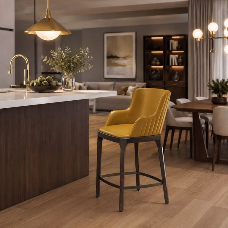 Sgabello Magda Barre Cattelan Italia con braccioli