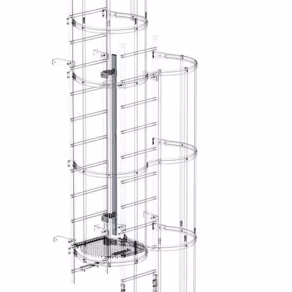 Puntello di sicurezza per design sfalsato Alluminio anodizzato