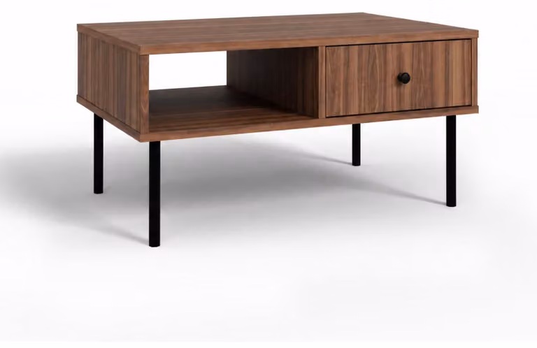 Tavolino VENUS, 90 cm - colore noce