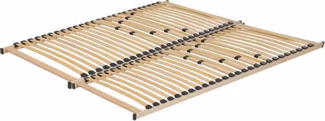 Base letto matrimoniale BELIANI in legno di betulla con doghe a molle, L/P: 180 x 200 cm, colore beige/marrone