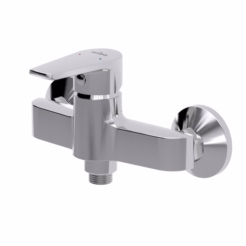 Miscelatore per doccia VERO monocomando, montaggio a parete, senza interruttore, CHROM (S951-028)