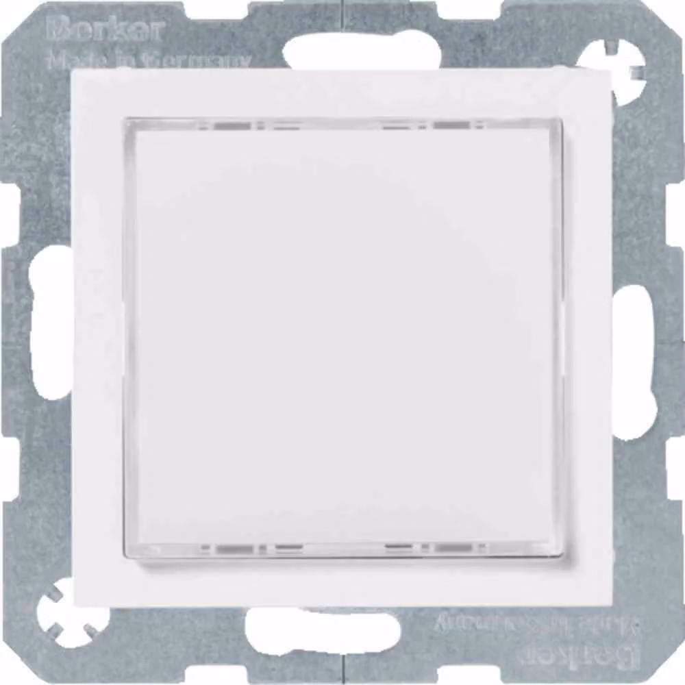 Berker 29531909 Lampada di segnalazione a LED, illuminazione bianca, bianco polare opaco Berker S.1/B.3/B.7