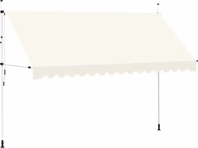 Tenda da sole retrattile manuale DESIGN IN in poliestere beige, L: 400 cm, P: 120 cm – 1