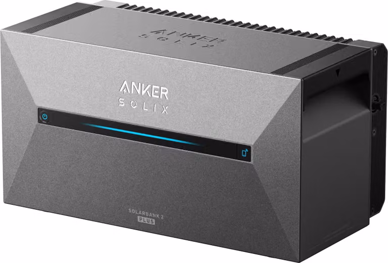 Anker Solix Solarbank 2 E1600 Plus Impianto fotovoltaico da balcone con accumulatore LiFePO4 1600 Wh con IVA allo 0% ai sensi del §12 comma 3 della legge tedesca sull'imposta sul valore aggiunto (UStG).