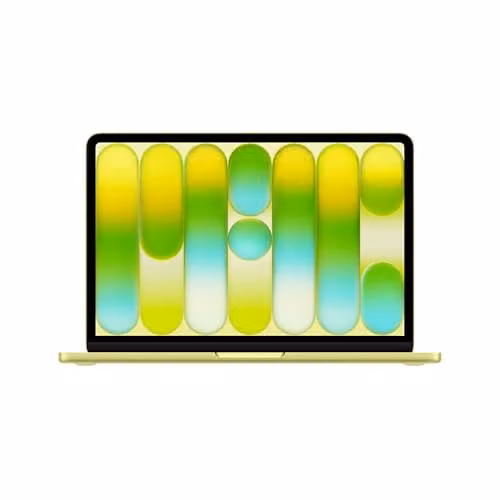 Apple MacBook Neo 13'' con chip A18 Pro: progettato per l’AI e Apple Intelligence, display Liquid Retina, 256GB di archiviazione SSD, videocamera FaceTime HD a 1080p – Giallo agrume