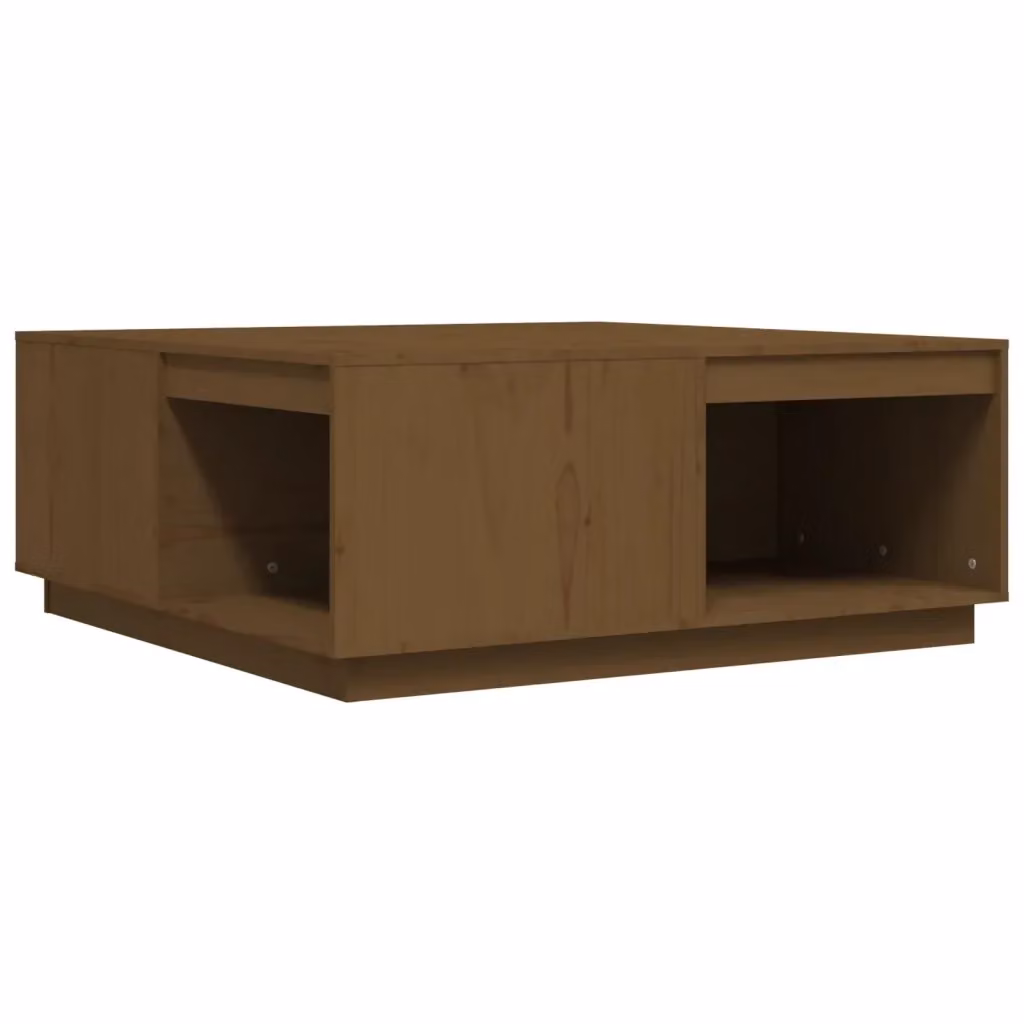 Tavolino da salotto rustico vidaXL in legno di pino marrone L: 100 cm, P: 100 cm, H: 40,5 cm – 2