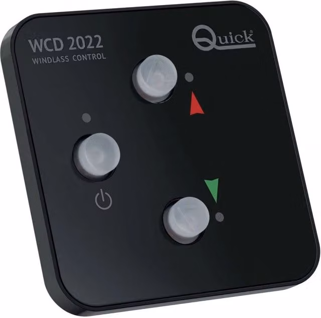 Interruttore switch Quick-Step WDC2022 nero con protezione IP66 in plastica