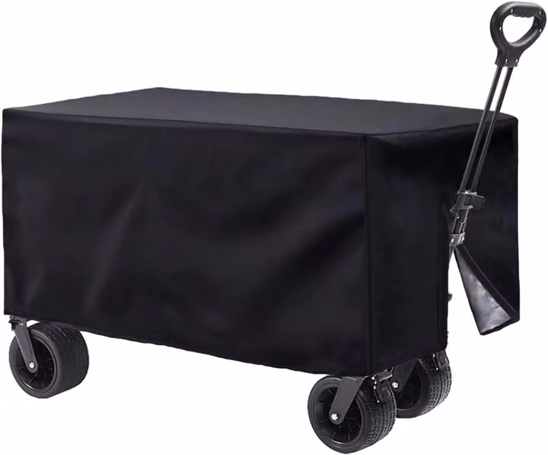 Copertura impermeabile per carrello da trasporto, realizzata in tessuto Oxford, ideale per l'uso in giardino e in campeggio