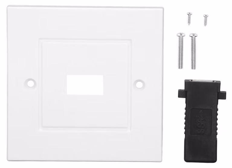 Prese USB 3.0 da parete, con porta di ricarica ad alta velocità, per uso domestico, ufficio o hotel