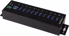 Hub USB 3.0 Startech.Com con 10 porte, Nero, ST1030USBM