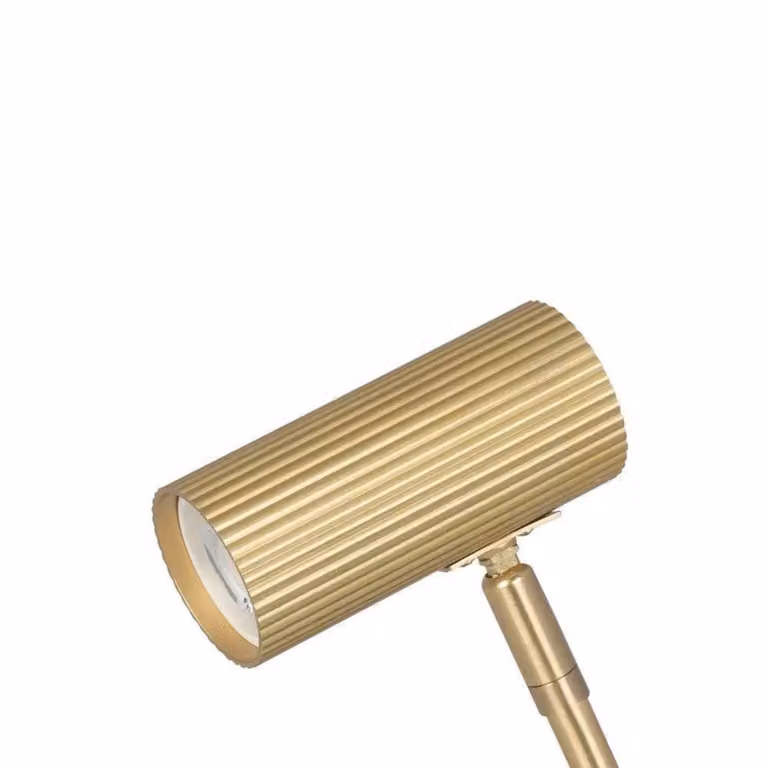 Globen Lighting Lampada con morsetto Hubble, Ottone / Oro, Soggiorno / Sala da pranzo, Metallo, Design, Lampada con morsetto