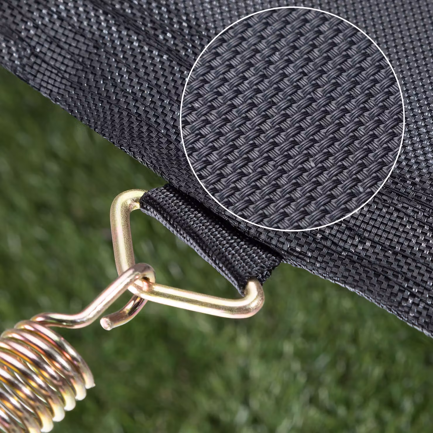 Rete da salto Monzana per trampolino nera Ø 427 cm – 2