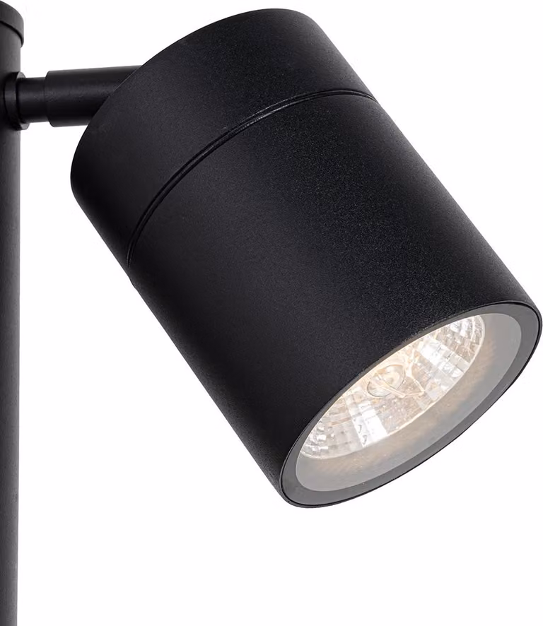 Lampada da esterno a colonna, nera, 80 cm, AR70, orientabile, IP44, Solo