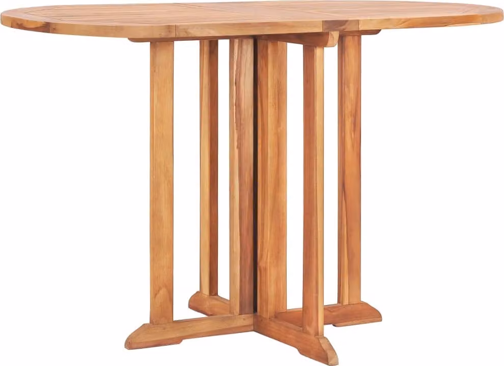 Tavolo Pieghevole a Farfalla 120x70x75 cm in Massello di Teak