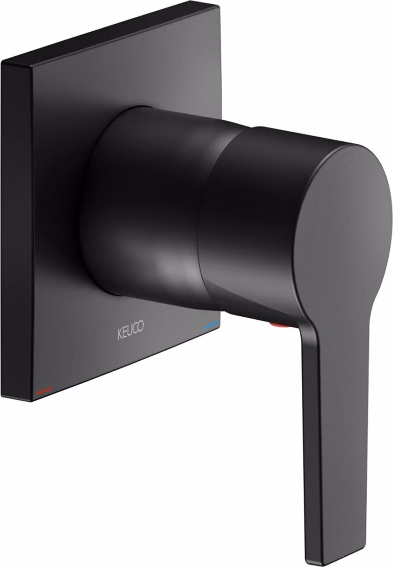 KEUCO EDITION 11 Mitigeur monocommandé encastré, forme rosace carrée, 51151370002, 51151370002