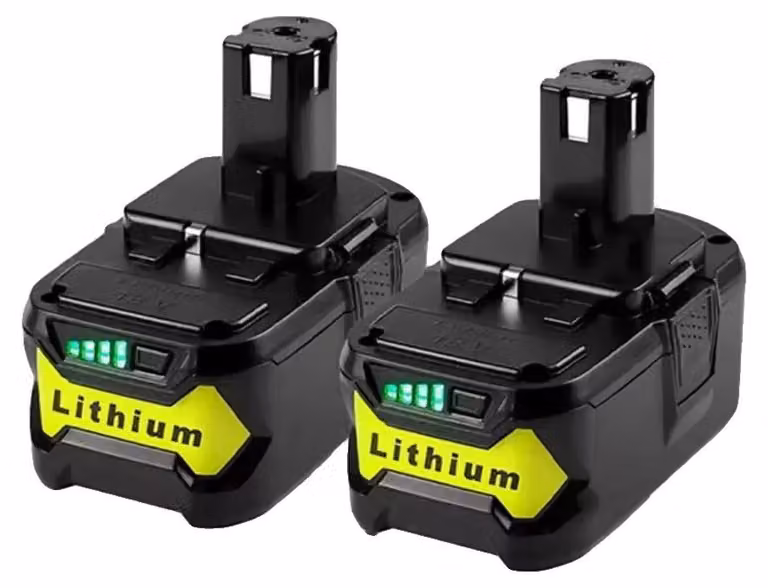 Batterie di ricambio, capacità 6000mAh, compatibili con utensili elettrici, confezione da 2