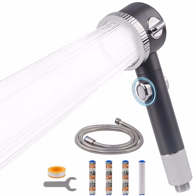Doccia da parete moderna con flusso d'acqua efficiente