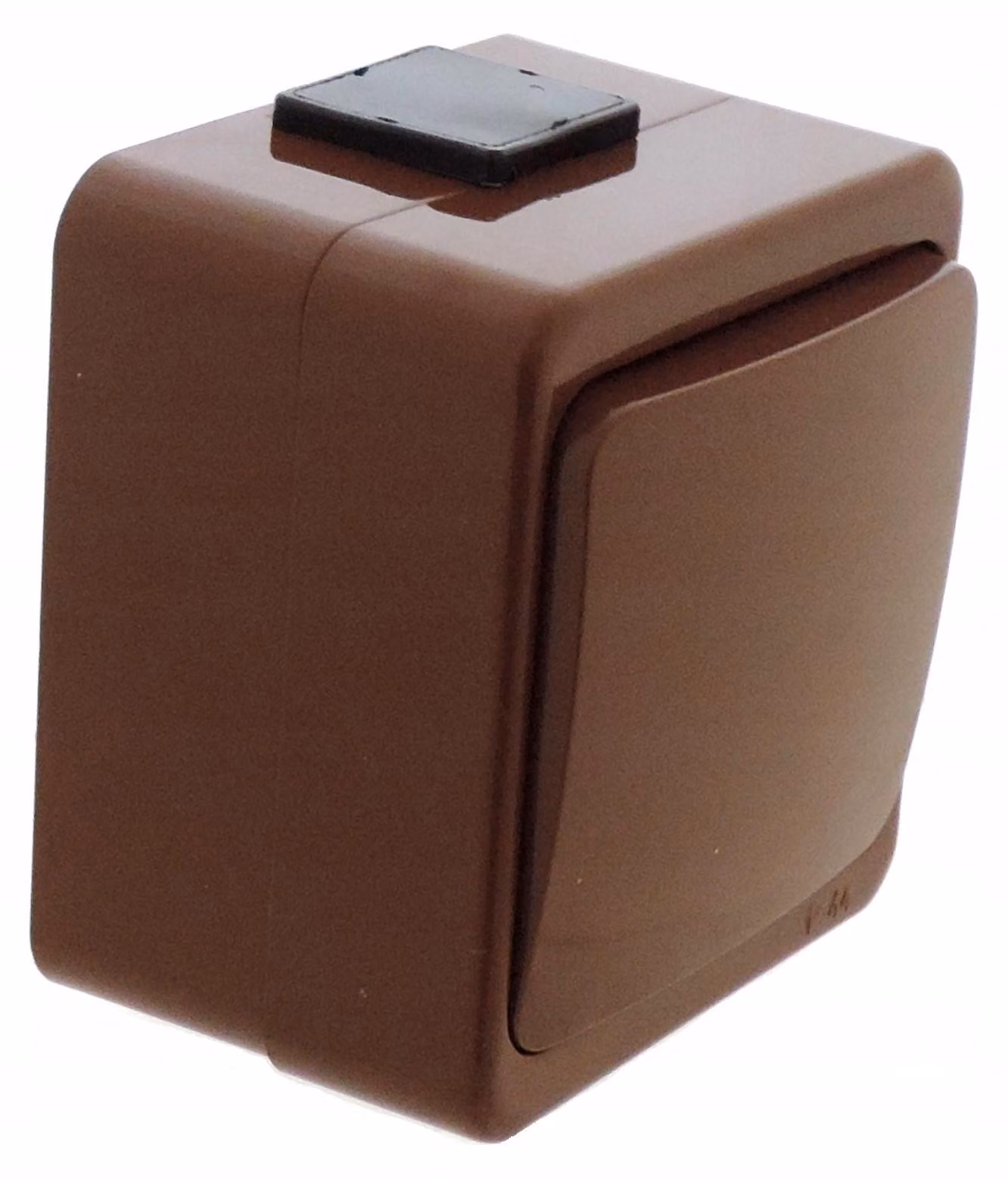 Schneider Electric, interruttore unipolare ermetico, grado di protezione IP44, colore marrone