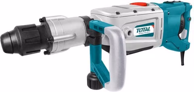 Martello demolitore elettrico perforatore e scalpellatore Total TOTTH117501 con potenza di 1700W e energia d'impatto di 27J, attacco SDS-MAX