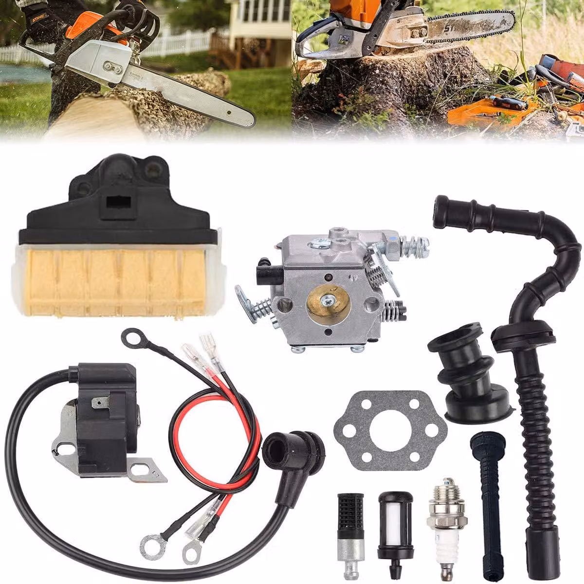 Carburatore per motosega Stihl MS210 MS230 MS250 021 023 025 - Ricambio equivalente a WT-286 - WA-NL-038-1