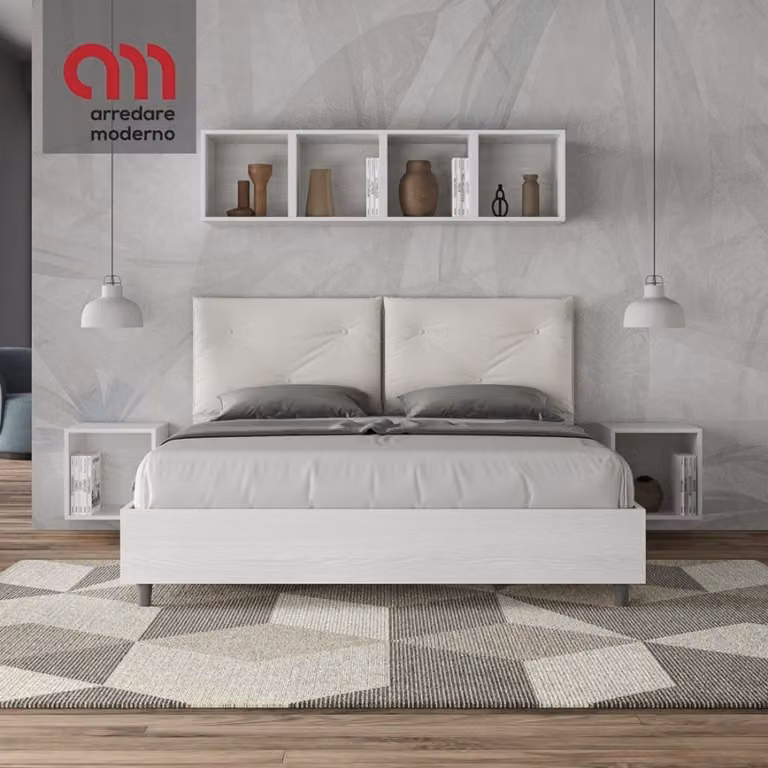 Letto Egos cuscino Appia Ityhome matrimoniale