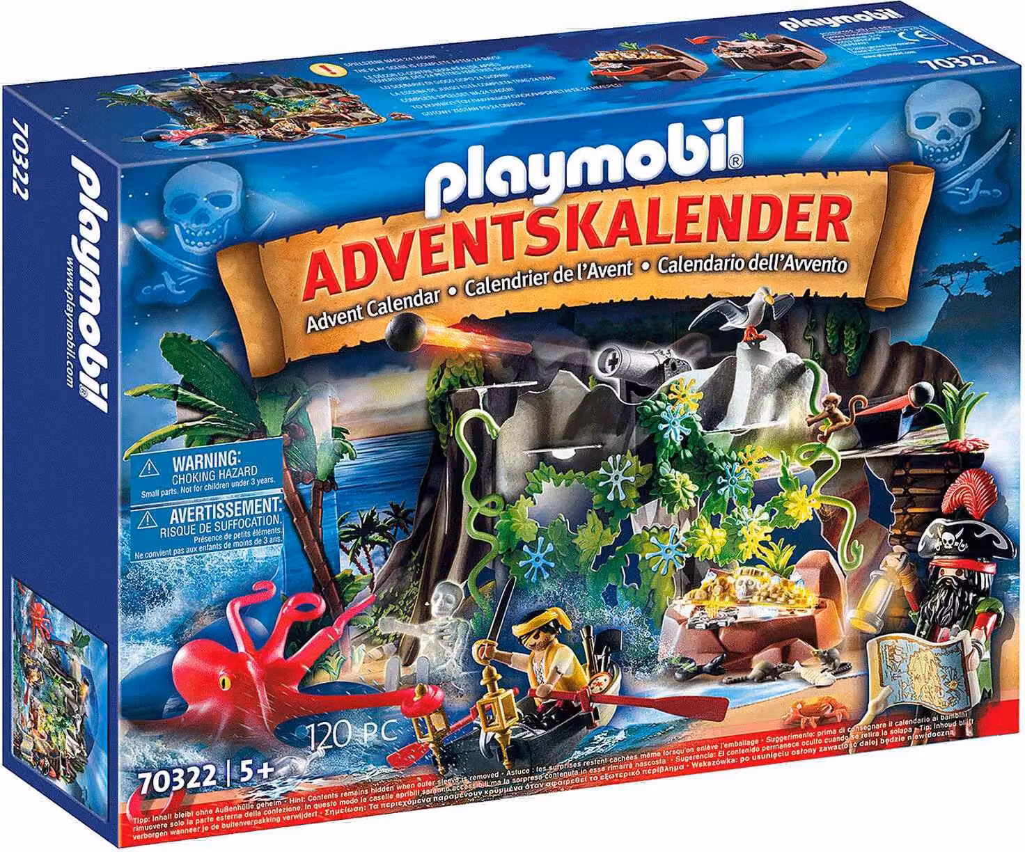 Calendario dell'Avvento PLAYMOBIL "Caccia al tesoro nella baia dei pirati