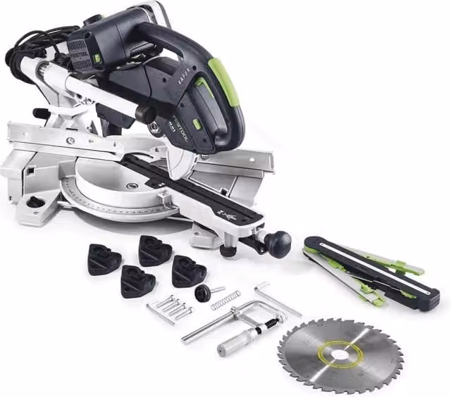 Troncatrice Festool KS 60 E-Set da banco 1200W grigia – 1