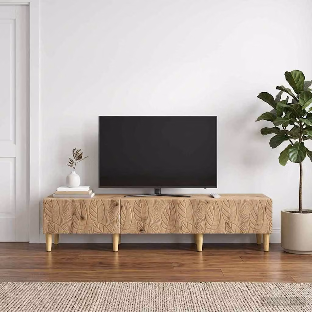 Mobile TV vidaXL in stile vintage color rovere, L 147 x P 34,5 x H 30 cm