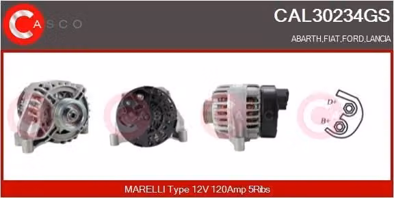 Alternatore 120A