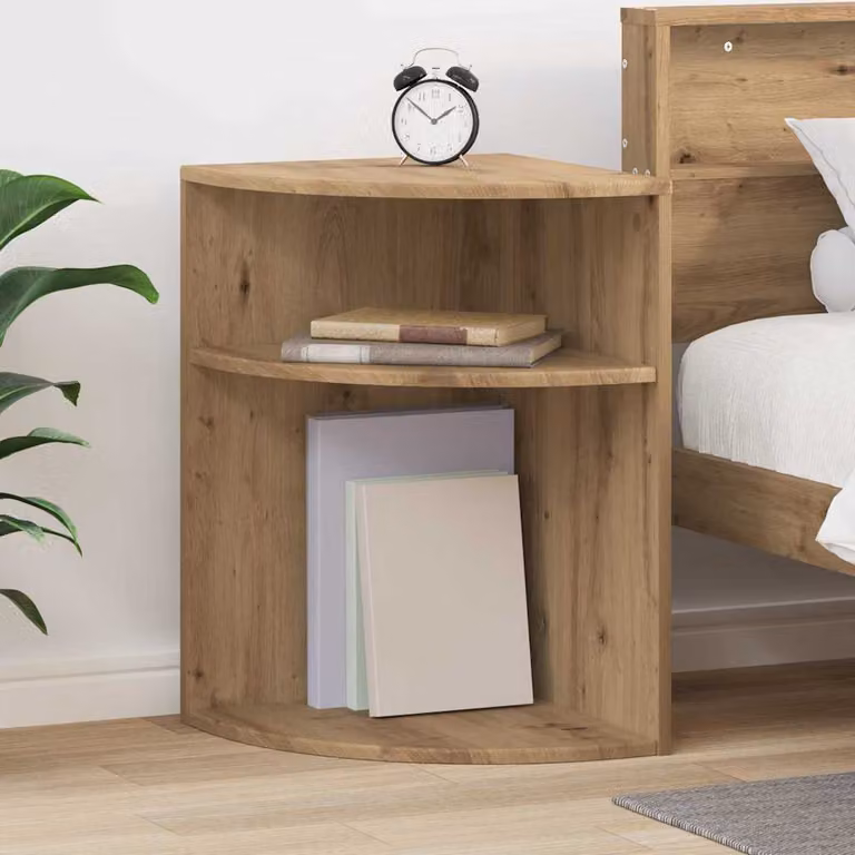 Tavolino moderno vidaXL in rovere marrone, L/P/H: 39,7 x 39,7 x 60 cm