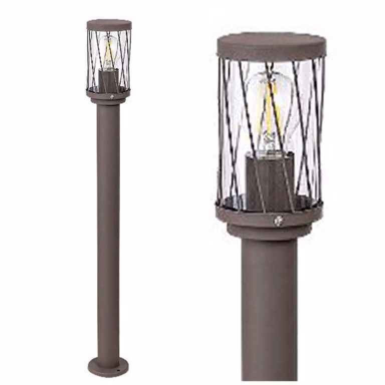 Lampada da giardino 1xE27 Budapest Brown 8890 Rabalux