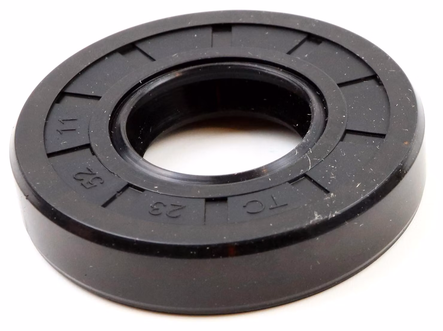 Guarnizione radiale per albero, dimensioni 23x52x11 mm, materiale NBR, conformità DIN 3760