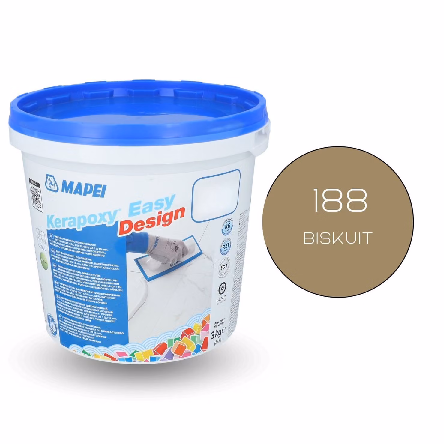 Mapei Kerapoxy Easy Design 188 stucco per biscotti 3 kg